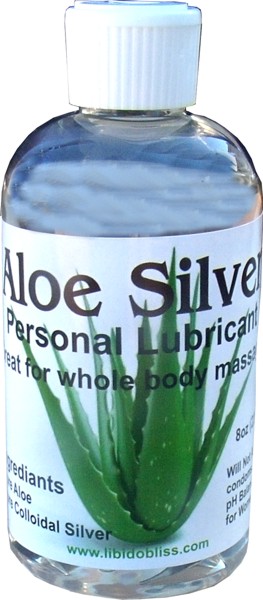 Aloe Silver personal lubricant and whole body massage