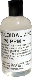 Colloidal Zinc 9 ounce bottle